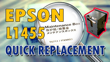 EPSON L1455 Maintenance Box T6711 Quick Replacement