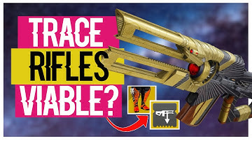 Trace Rifles Are Now Viable! | New Mods & Path of Burning Steps + Prometheus Lens Build - Destiny 2