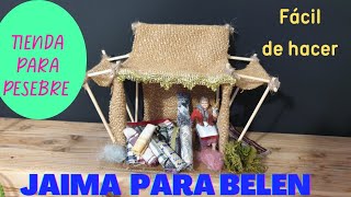 JAIMA PARA BELEN / VENDEDORA DE TELAS EN JAIMA #jaimabelen#pesebre#belenismo#vendedorabelen