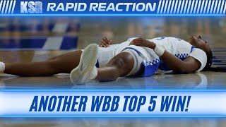 KENTUCKY GETS ANOTHER TOP 5 WIN! | Rapid Reaction