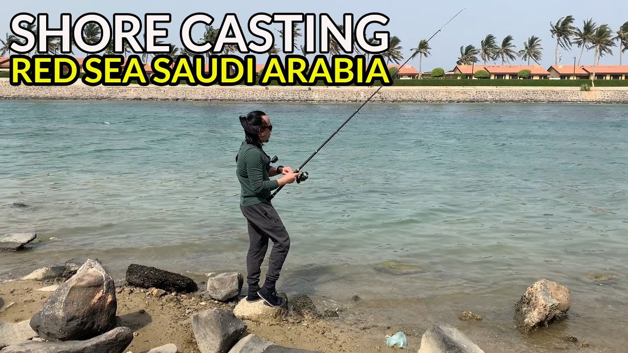 EP02 Shore Fishing Casting Red Sea Saudi Arabia LURE Fishing