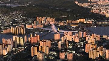 Kai Tak international PMDG 747 8i
