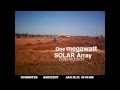 Agricenter international  lightwave solar one megawatt solar array construction time lapse