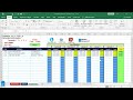 Formato Planilla Control Horario Personal Excel - Control de Asistencia de Personal en Excel