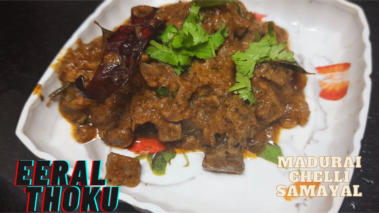 Mutton eeral thoku Recipie (seivathu eppadi ) YouTube
