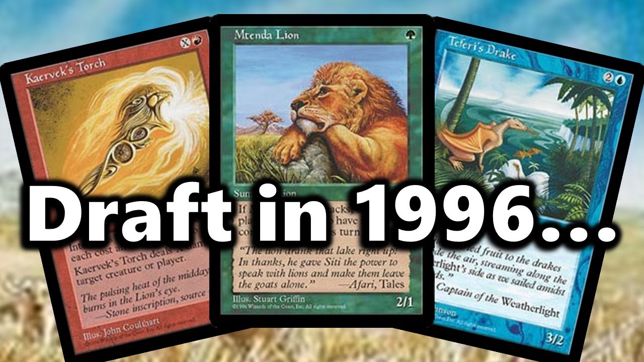 Drafting MTG's First Limited Format!!! YouTube