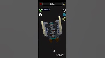3D animation, how a V6 engine works,model#shorts#youtubeshorts