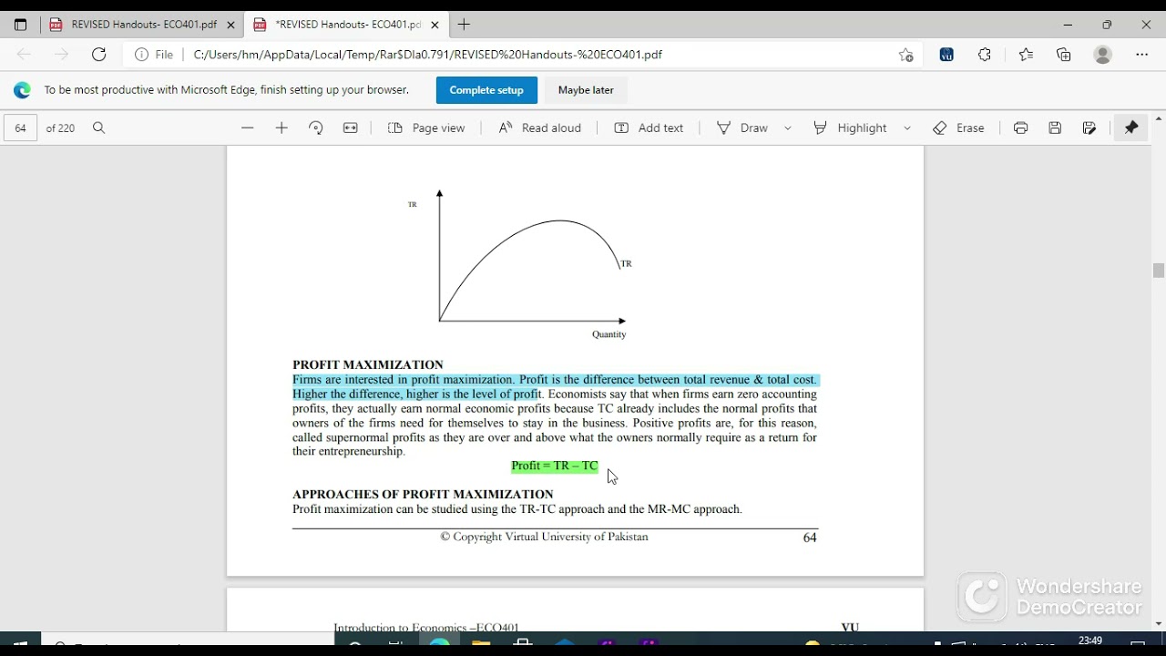 ECO401 SHORT Lecture no 17