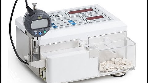 HC6.2 - The Simple Tablet Hardness Tester - Kraemer & Ischi