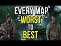 EVERY ZOMBIES MAP RANKED WORST TO BEST (WAW-BO3)