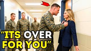 A US Marine Shoved a Woman Into a Barracks Wall—He Had No Idea She Was the Lt General Inspecting A US Marine Shoved a Woman Into a Barracks Wall—He Had No Idea She Was the Lt General Inspecting