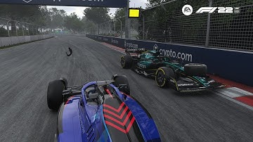 F1 22 AI Crashes and Mistakes Compilation #1