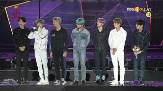 [sma 2019] suga: "we are working on new album now" - bts seoul music
awards 2019