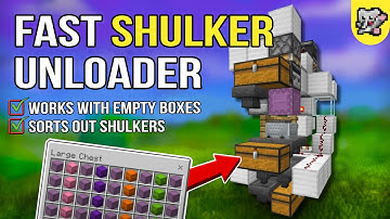 FAST Shulker Unloader with Fullness Checker & Box Sorter