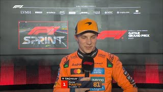 Oscar Piastri: Pace Was There All Day | Post Sprint Qualifying Interview | Qatar Grand Prix 2025