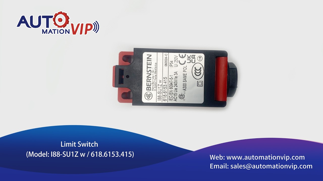 I88-SU1Z w 618.6153.415 BERNSTEIN Limit Switch - YouTube