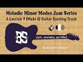 A Locrian 9 (Mode 6) Guitar Backing Track | Melodic Minor Modes Jam Series 🎸🔊 HEAVY GROOVE ROCK