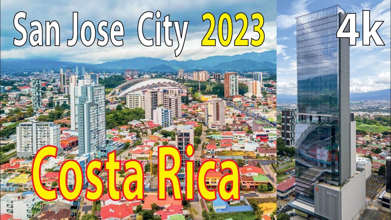San Jose City , Costa Rica 4K By Drone 2023