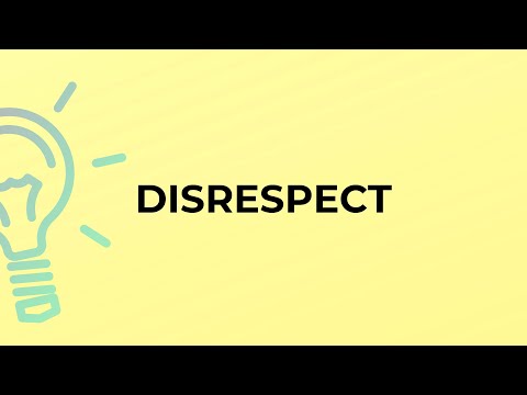 Disrespect Synonym