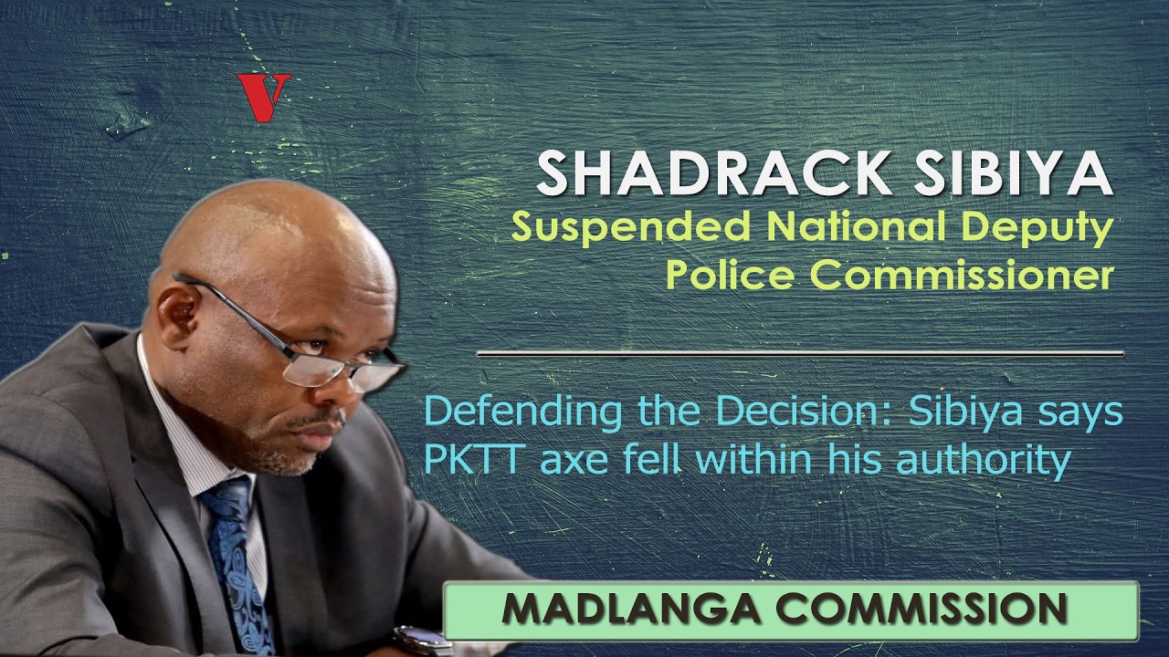LIVE | Lieutenant General Shadrack Sibiya back on the stand amid ...