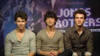 JONAS BROTHERS exclusive shout out