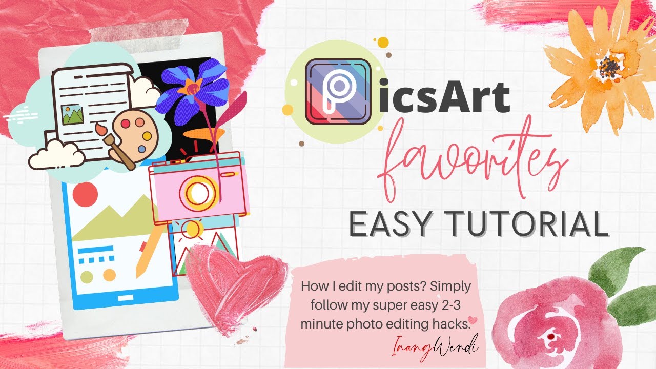 EASY PICSART EDITING TUTORIAL | Note to Self | HOW TO GROW PAGES TEASER ...