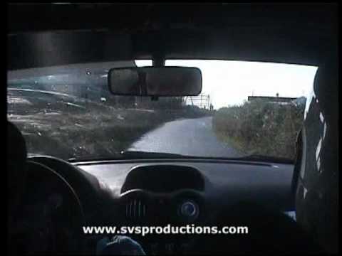 Banna Beach Hotel Kerry Mini Stages Rally 2010 - Kevin O'Connor & Alex Twomey - Stage 1 Crash
