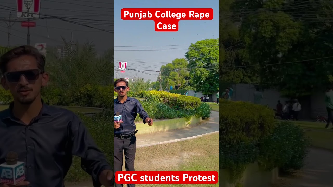 PGC protest against  Rape Case of punjab College