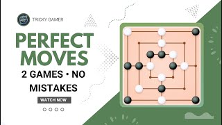 Perfect Moves Only! | Two Clean Wins in Mills Game | Flawless Mills Game Gameplay | Tricky Gamer screenshot 2