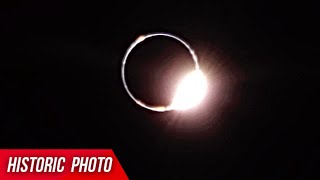 First Ever Photo of Total Solar Eclipse 2025 from the Moon by Firefly's Blues Ghost lunar lander