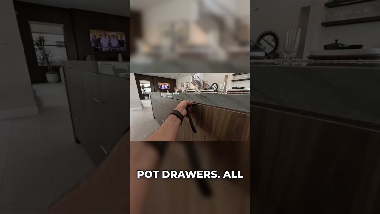 Gourmet Kitchen: Double Island & Quartz Countertops