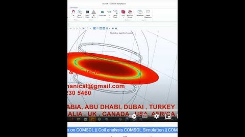 One dimensional Helmholtz coil simulation on COMSOL || Coil analysis COMSOL Simulation || COMSOL