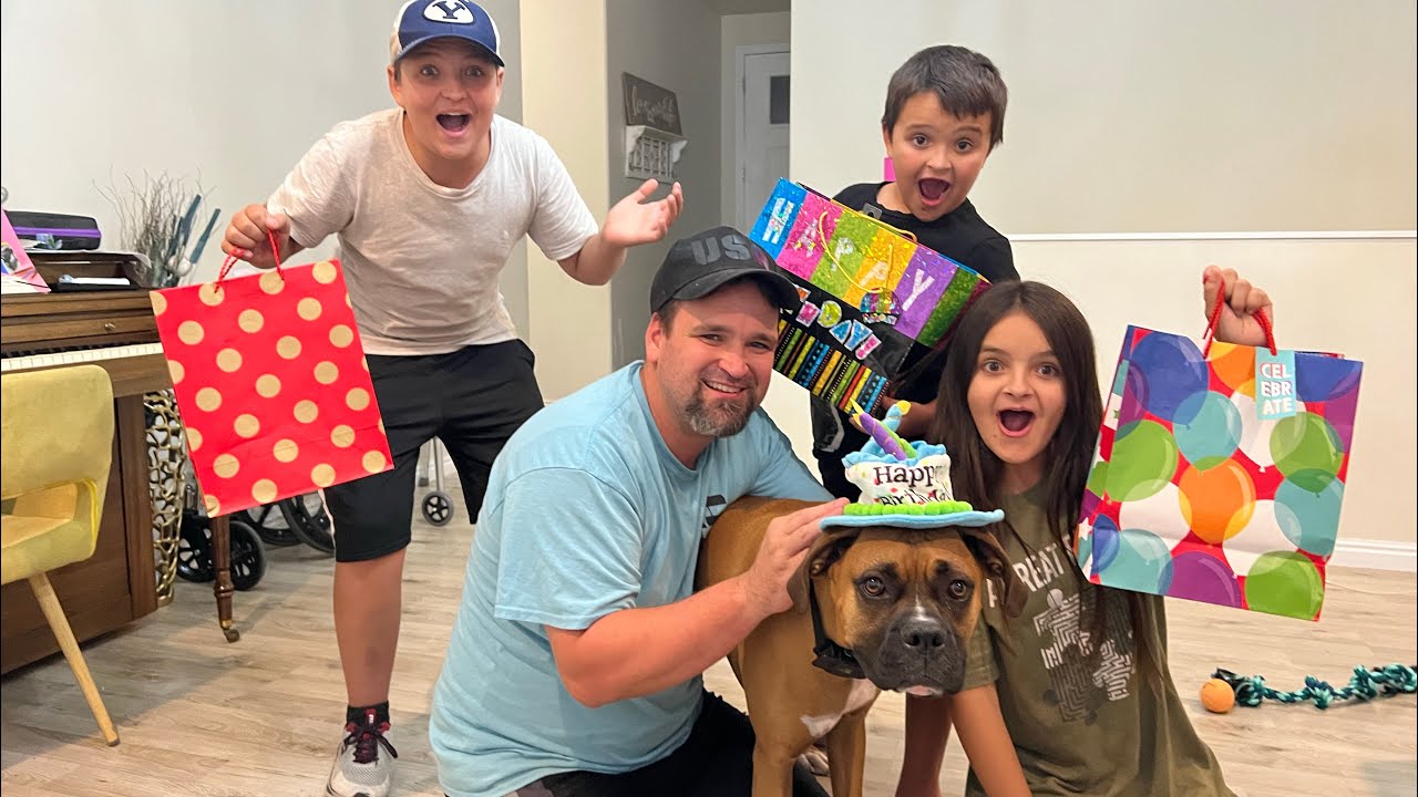 My DOGS 2nd BIRTHDAY PARTY!