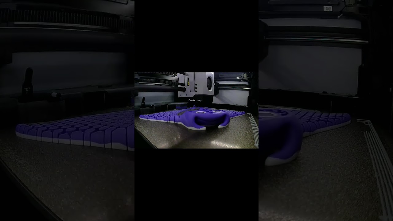 Manny the Manta Ray Purple, Grey and White short