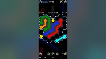 How To Solve Flow Free Hexes Inkblot Pack Level 3 7x7 Board Walk Through Solution Walkthrough