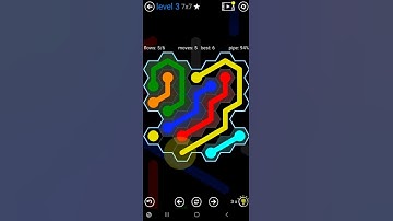 How To Solve Flow Free Hexes Inkblot Pack Level 3 7x7 Board Walk Through Solution Walkthrough