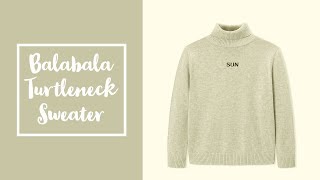 Balabala Boys Cotton Long Sleeve Turtleneck Sweater Hellomunchkin.com