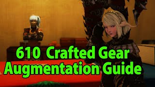 How to augment Rinascita Crafted Gear in 6.3 ? | #FFXIV