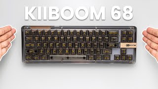 KiiBOOM 68 Transparent Clear Black - 65% Mechanical Keyboard