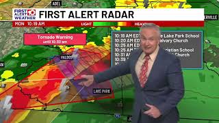 WALB-TV Tornado Coverage 10:12 AM - 10:46 AM ET (3/16/2026)