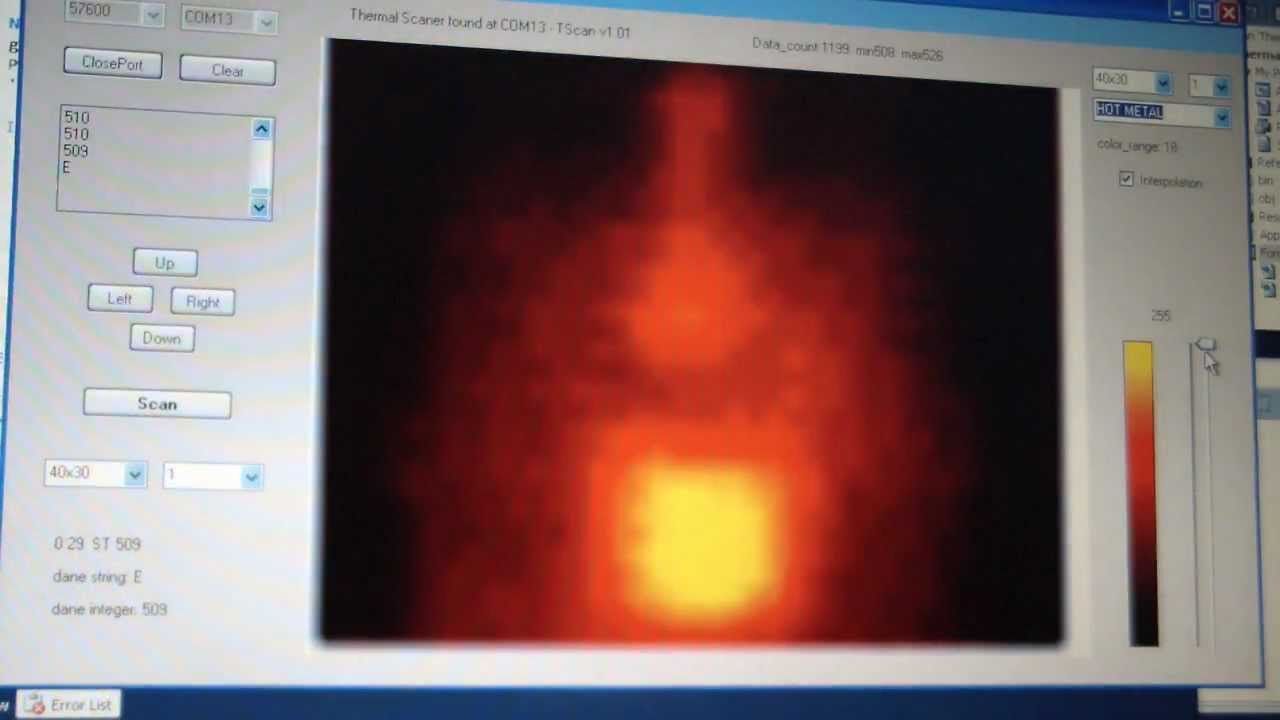 DIY Thermal scanner , thermal camera imaging YouTube