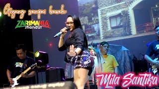 MILA SANTIKA GOYANG SAMPAI BAWAH BOJO 2 BERSAMA ZARIMANIA INDONESIA #bojo2 #milasantika