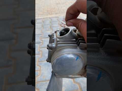 Tappet Spring 😯 Motercycle Experiment 🤯 #shorts #bikerepair #bikerestoration #experiment