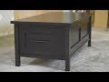 Lets build a coffee table with drawers