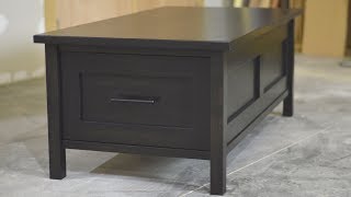 Here is how i go about building a coffee table with drawers. tip
jar... https://www.patreon.com/mikefarrington shop around, you may be
able to find better pr...