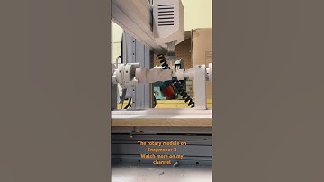 Rotary module on Snapmaker 2 #cnc #4axis #rotary #snapmaker #tool
