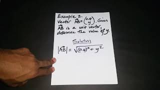 Vectors - Lesson 4: Unit Vectors