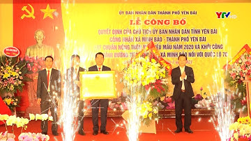 Xã Minh Bảo, thành phố Yên Bái đạt chuẩn nông thôn mới kiểu mẫu