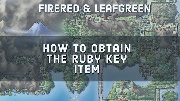 Pokemon FireRed & LeafGreen - How to Obtain the Ruby and trade with Pokemon Ruby & Sapphire