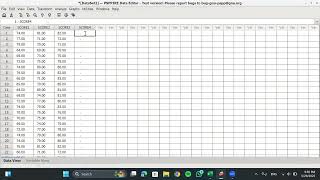 Normality Test using PSPP by Nur Annissa 2311040076